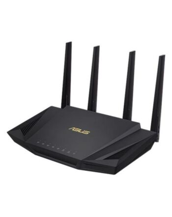 Asus (RT-AX58U V2) AX3000 (2402+574Mbps) Wireless Dual Band Wi-Fi 6 Router, MU-MIMO & OFDMA, 802.11ax, AiMesh Compatible