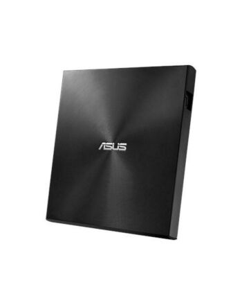 Asus (ZenDrive U9M) External Slimline DVD Re-Writer, USB-A / USB-C, 8x,  M-Disc Support, Cyberlink Power2Go 8, Black