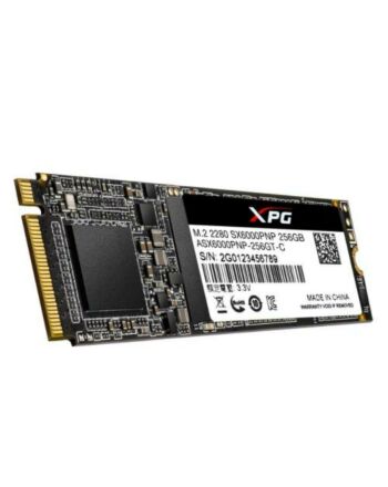 ADATA 256GB XPG SX6000 PRO M.2 NVMe SSD, M.2 2280, PCIe, 3D NAND, R/W 2100/1200 MB/s, 190K/180K IOPS