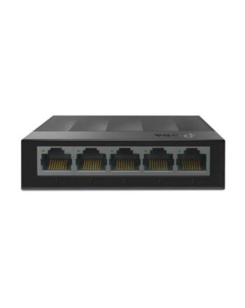 TP-LINK (LS1005G) 5-Port Gigabit Unmanaged Desktop LiteWave Switch, Green Technology, Plastic Case