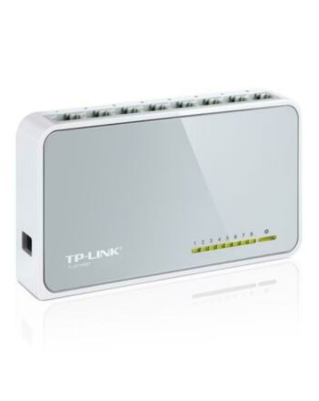 TP-LINK (TL-SF1008D V12) 8-Port 10/100 Unmanaged  Desktop Switch, Plastic Case