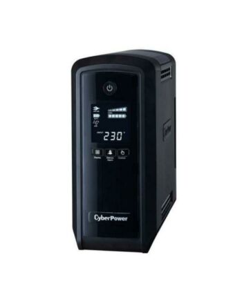 CyberPower PFC Sinewave 900VA Line Interactive Tower UPS, 540W, LCD Display, 2x UK Plug, 4x IEC, AVR Energy Saving