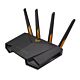 Asus (TUF-AX3000 V2) TUF Gaming AX3000 Dual Band Wi-Fi 6 Router, Mobile Game Mode, 3 Steps Port Forwarding, 2.5G LAN, AiMesh, AiProtection Pro