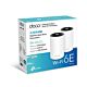 TP-LINK (DECO XE75) AXE5400 Wi-Fi 6E Tri-Band Mesh System, 2 Pack, AI-Driven Mesh, 3 x LAN on each Unit, Voice Control