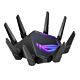 ASUS (GT-AXE16000) ROG Rapture AXE16000 Wi-Fi 6E Quad-Band Gaming Router, 6GHz Band, Dual 10G LAN, 2.5G WAN, AiMesh, VPN Fusion, RGB