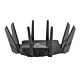 ASUS (GT-AXE16000) ROG Rapture AXE16000 Wi-Fi 6E Quad-Band Gaming Router, 6GHz Band, Dual 10G LAN, 2.5G WAN, AiMesh, VPN Fusion, RGB