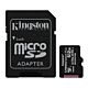 Kingston 512GB Canvas Select Plus MicroSDXC Card with SD Adapter, UHS-I Class 10, U3, A1 App Performance, 100MB/s