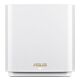 Asus (ZenWiFi XT9) AX7800 Tri-Band Wi-Fi 6 Mesh System, Single, 160MHz Bandwidth, 2.5G WAN, USB, Parental Controls, White