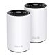 TP-LINK (DECO XE75 PRO) AXE5400 Wi-Fi 6E Tri-Band Mesh System, 2 Pack, AI-Driven Mesh, 2.5G & Dual GB LAN per Unit, Voice Control