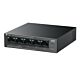 TP-LINK (LS105GP) 5-Port Gigabit Desktop LiteWave Switch with 4-Port PoE+, Metal Casing