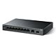 TP-LINK (LS1210GP) 10-Port Gigabit Desktop LiteWave Switch with 8-Port PoE+, GB SFP Port