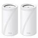 TP-LINK (DECO BE85) BE19000 Tri-Band Whole Home Mesh Wi-Fi 7 System, 2 Pack, 12-Stream, 2x 10G Ports, Multi-Link Operation, Voice Control