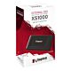 Kingston XS1000 2TB Pocket Size External SSD, USB 3.2 Gen2 Type-A, Black