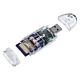 Hama External 8-in-1 USB 2.0 Card Reader, SD/microSD, Transparent, USB Powered