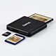Hama External USB 3.0 Multi-Card Reader, SD/microSD/CF, Black, USB Powered