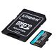 Kingston 128GB Canvas Go! Plus MicroSDXC Card with SD Adapter, UHS-I Class 10, U3, A2 App Performance, 170MB/s