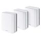Asus (ZenWiFi BT10) BE18000 Tri-Band Wi-Fi 7 Mesh Routers (3 Pack), Up to 6,000 sq.ft, 2x 10G Ports, USB, VPN, multi-SSID