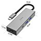 Hama 4-Port USB-C 3.2 Gen1 Hub w/ HDMI - 2x USB-A, 1x USB-C, 1x HDMI, Aluminium