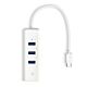 TP-LINK (UE330C) 3-Port USB-C Hub & Gigabit Ethernet Adapter, 3x USB-A 3.0, 1x GB LAN, White 