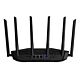 Asus (TUF-BE6500) TUF Gaming BE6500 Dual Band Wi-Fi 7 Extendable Gaming Router, 4x 2.5G Ports, USB, 4K-QAM, MLO, AiMesh 
