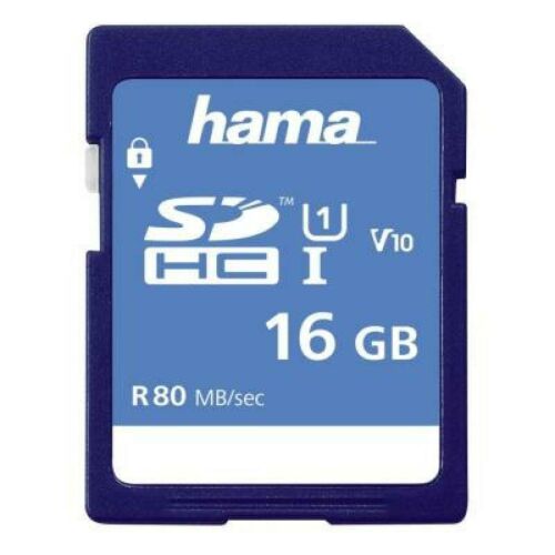 Hama SDHC 16GB Class 10 BLU