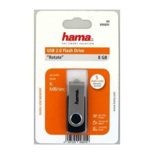 Hama FlashPen USB 2.0 8GB BLK/SIL