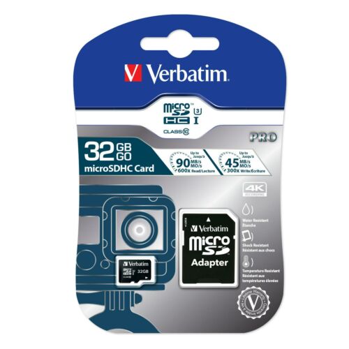 Verbatim Pro microSDHC U3 32GB  SD Card