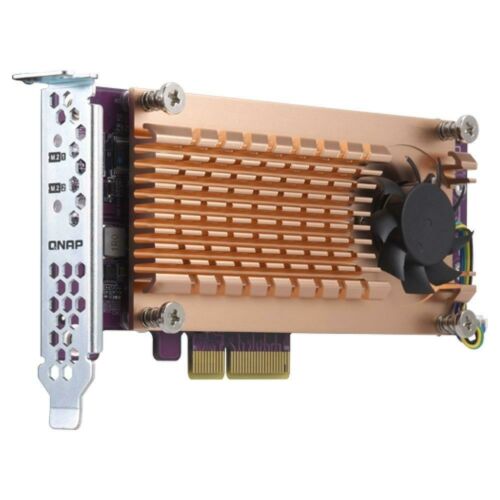 QNAP Dual M.2 PCIe SSD expansion card
