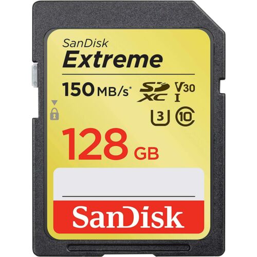 SanDisk Extreme SDXC Card 128GB 150MB/s