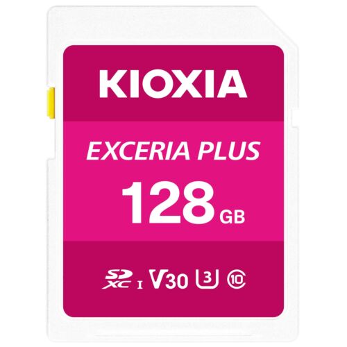 Kioxia 128GB Exceria plus U3 V30 SD Card