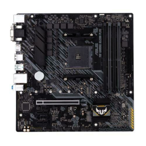 Asus TUF GAMING A520M-PLUS, AMD A520, AM4, Micro ATX, 4 DDR4, VGA, DVI, HDMI, M.2