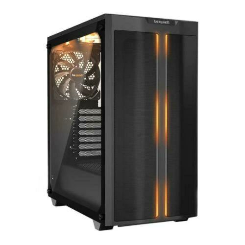 Be Quiet! Pure Base 500DX Gaming Case w/ Glass Window, ATX, 3 x Pure Wings 2 Fans, ARGB Front Lighting, USB-C, Black