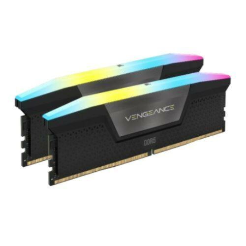 Corsair Vengeance RGB 32GB Kit (2 x 16GB), DDR5, 5200MHz (PC5-41600), CL40, 1.25V, PMIC, AMD Optimised, DIMM Memory