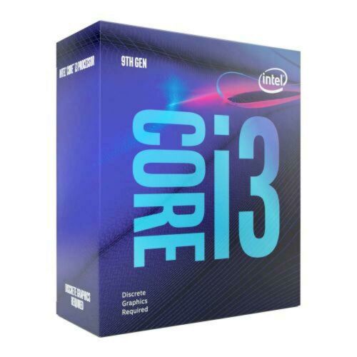 Intel Core I3-9100F CPU, 1151, 3.6 GHz (4.2 Turbo), Quad Core, 65W, 14nm, 6MB Cache, Coffee Lake Refresh, No Graphics