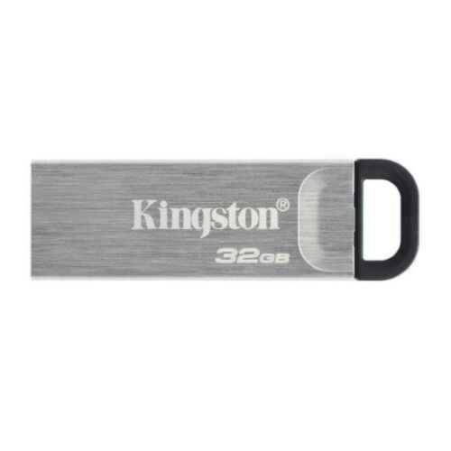 Kingston 32GB DataTraveler Kyson USB 3.2 Gen1 Memory Pen, Metal Capless Design, R/W 200/60 MB/s