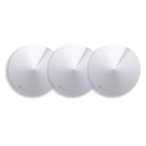 TP-LINK (DECO M5) Whole-Home Mesh Wi-Fi System, 3 Pack, Dual Band AC1300, MU-MIMO, USB Type-C, 2 x LAN on each Unit