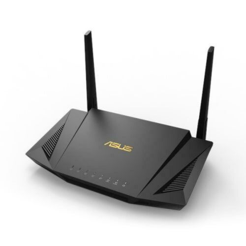 Asus (RT-AX56U) AX1800 (1201+574Mbps) Wireless Dual Band Wi-Fi 6 Router, MU-MIMO & OFDMA, 802.11ax, AiMesh Compatible, AiProtection Pro Security