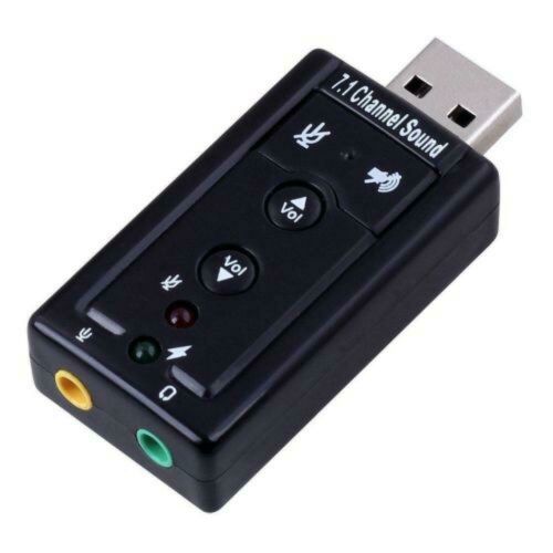 Jedel 7.1 External Soundcard, USB, Volume Control, Retail
